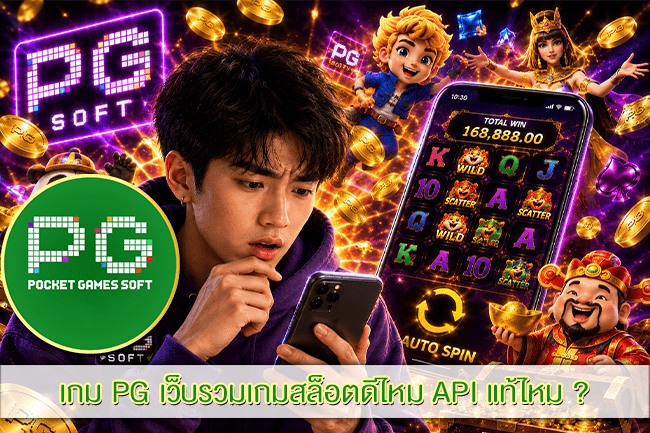 เกม PG เว็บรวมเกมสล็อตดีไหม API แท้ไหม ? หาคำตอบกัน