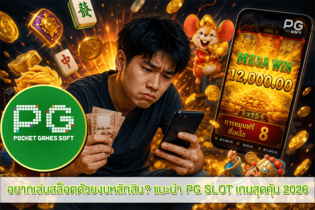 อยากเล่นสล็อตด้วยงบหลักสิบ แนะนำ PG SLOT เกมสุดคุ้ม 2026