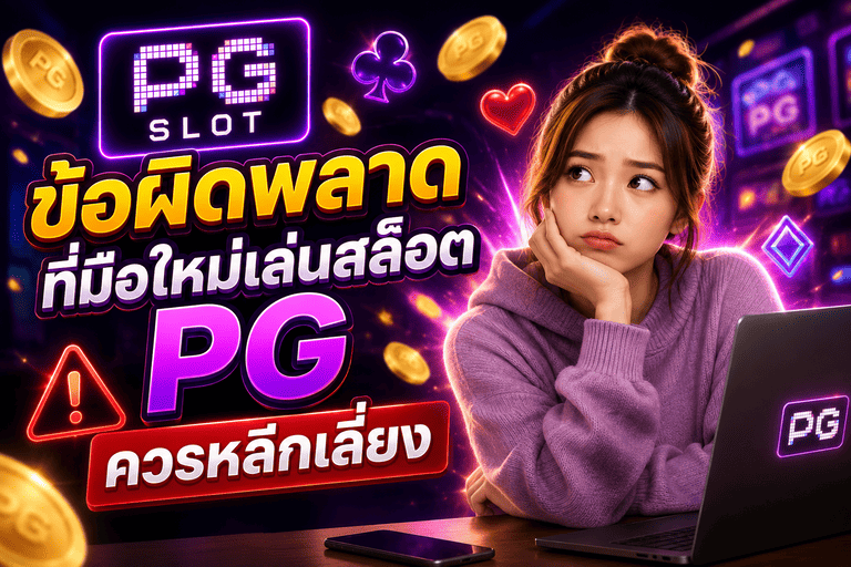 ข้อผิดพลาดที่มือใหม่เล่นสล็อต PG ควรหลีกเลี่ยง