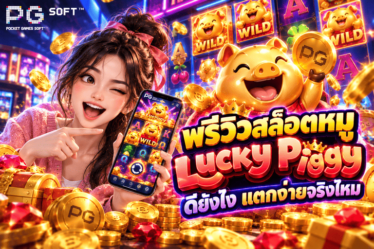 พรีวิวสล็อตหมู Lucky Piggy ดียังไง แตกง่ายจริงไหม