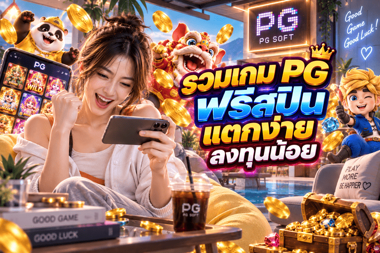 รวมเกม PG ฟรีสปินแตกง่าย ลงทุนน้อย