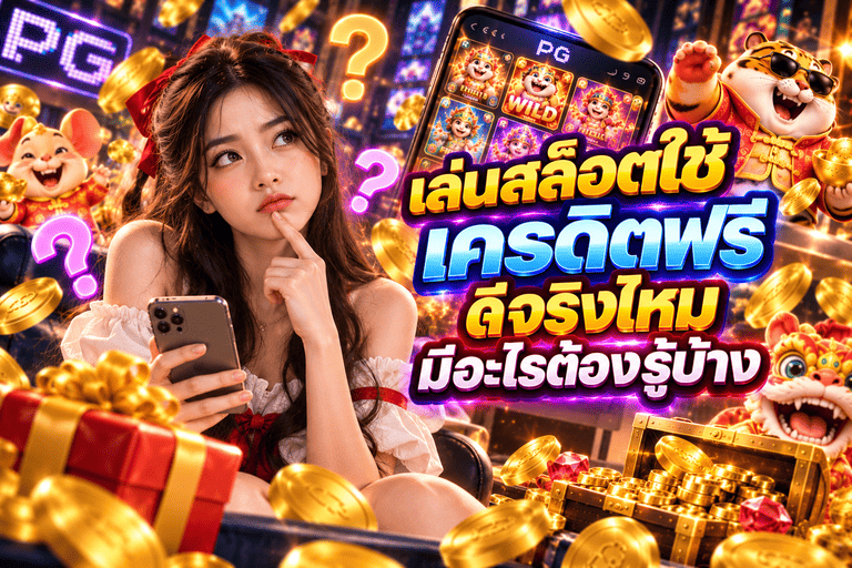 เล่นสล็อตใช้เครดิตฟรีดีจริงไหม มีอะไรต้องรู้บ้าง