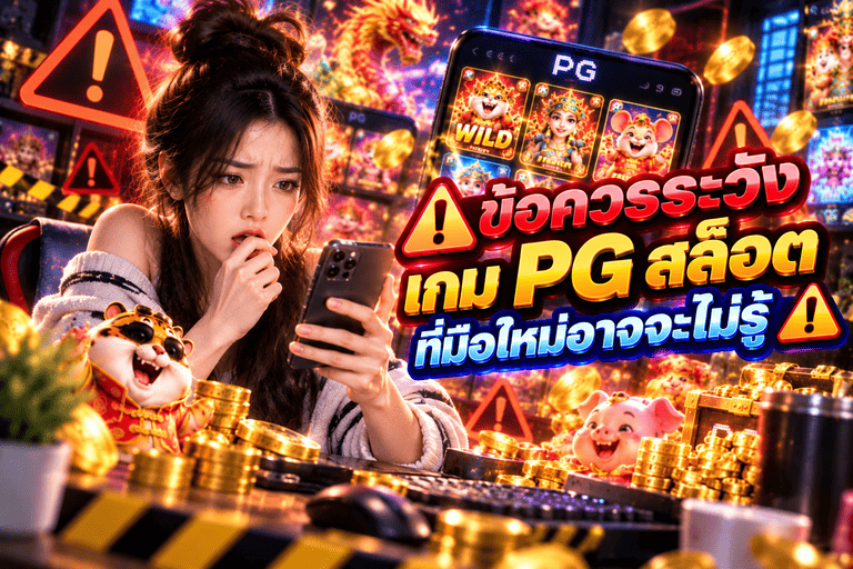 ข้อควรระวังเกม PG สล็อต ที่มือใหม่อาจจะไม่รู้